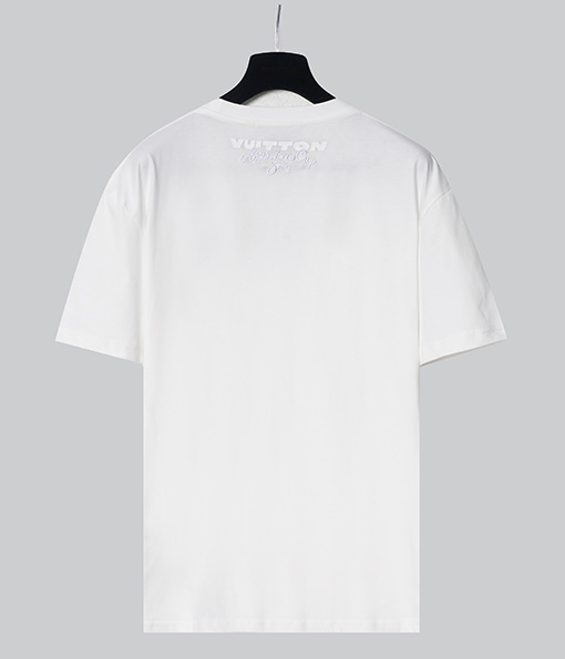 ルイヴィトン ファッションエレクトリックブルーTシャツ