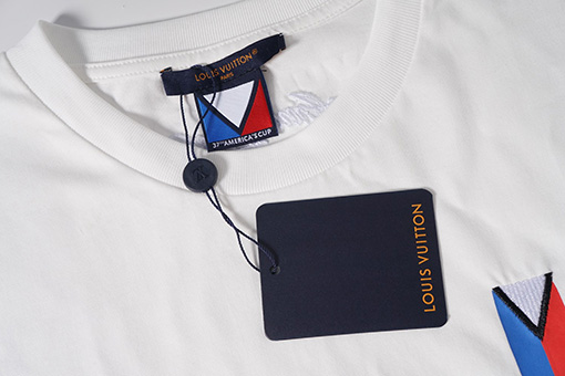ルイヴィトン ファッションエレクトリックブルーTシャツ