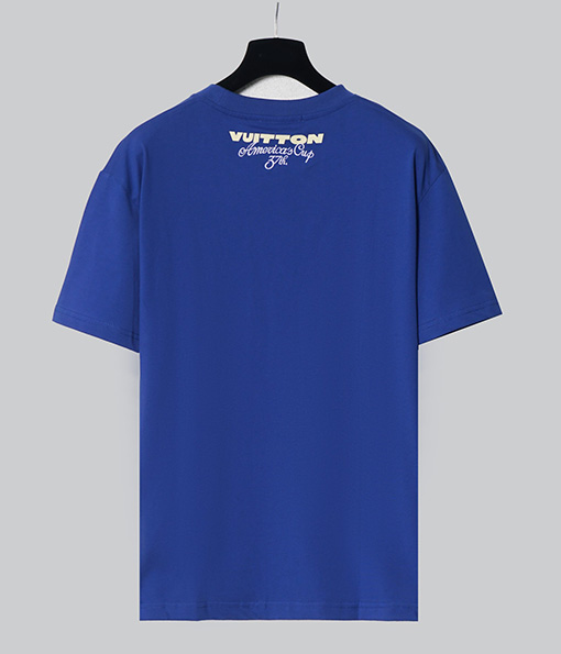 ルイヴィトン ファッションエレクトリックブルーTシャツ