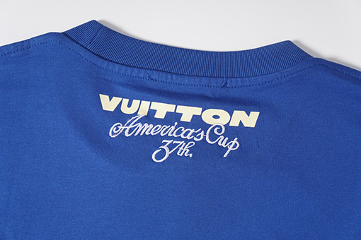 ルイヴィトン ファッションエレクトリックブルーTシャツ