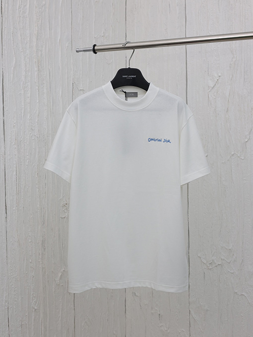 ディオールコピー 新しいCDダブルガーゼ半袖Tシャツ