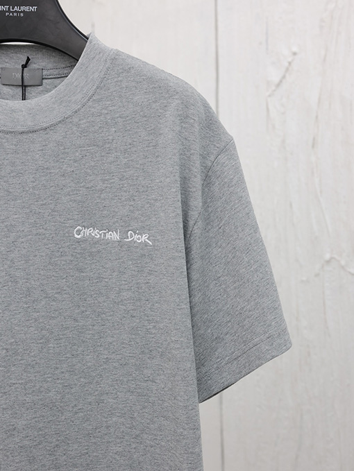 ディオールコピー 新しいCDダブルガーゼ半袖Tシャツ