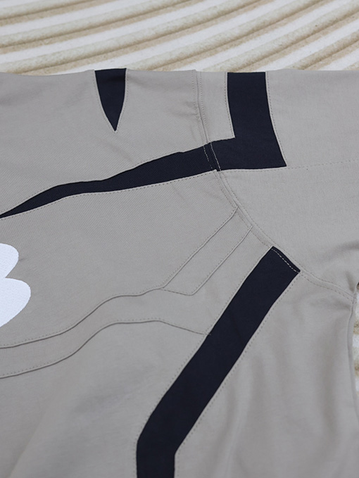 バレンシアガ ショーダブルリングステッチレーシング半袖Tシャツ