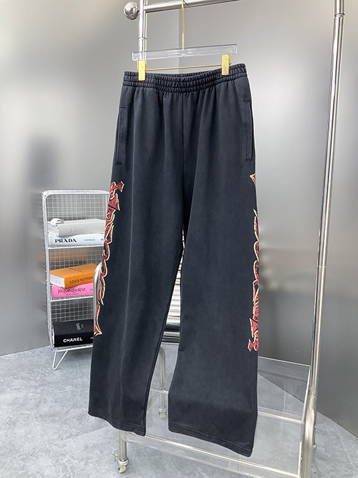 バレンシアガスーパーコピー 24 SS 炎のトーテム炒めスノーフレークパンツ