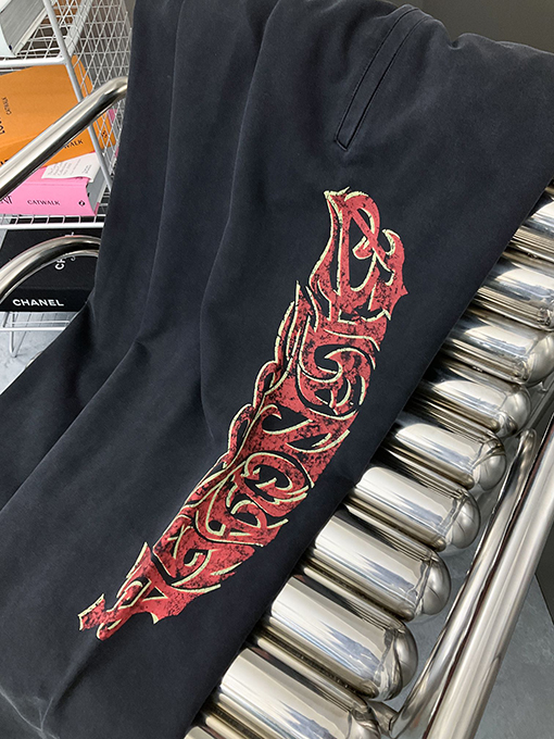 バレンシアガスーパーコピー 24 SS 炎のトーテム炒めスノーフレークパンツ