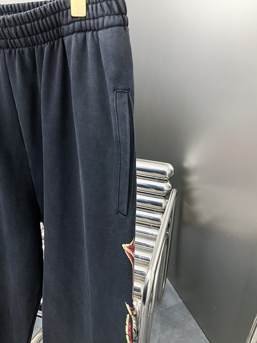 バレンシアガスーパーコピー 24 SS 炎のトーテム炒めスノーフレークパンツ