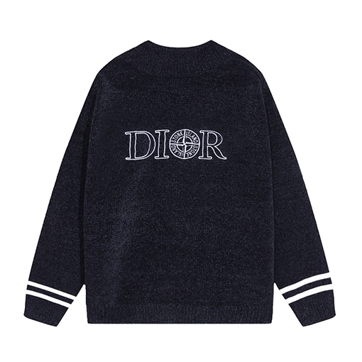 ディオール 刺繍入りクルーネックニットセーター