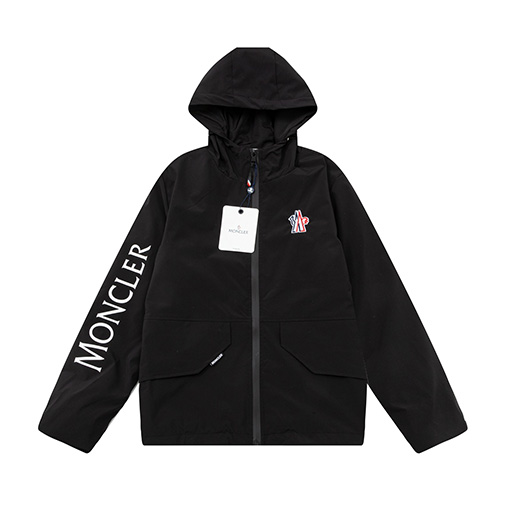 モンクレールコピー MONCLER アルファベットロゴフード付きジャケット