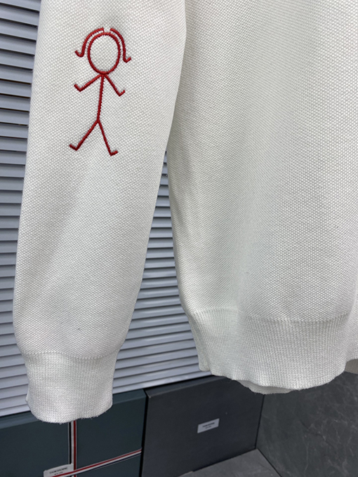 トムブラウン バッター刺繍柄プルオーバーセーター