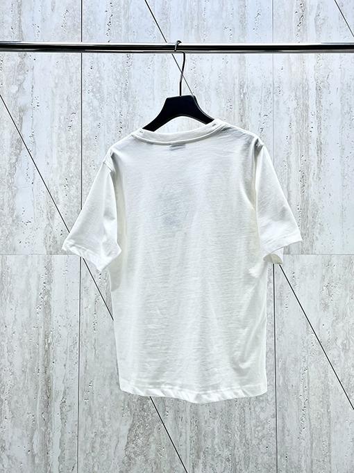 バーバリー レディース  花卉刺繍ロゴショートスリーブシャツ