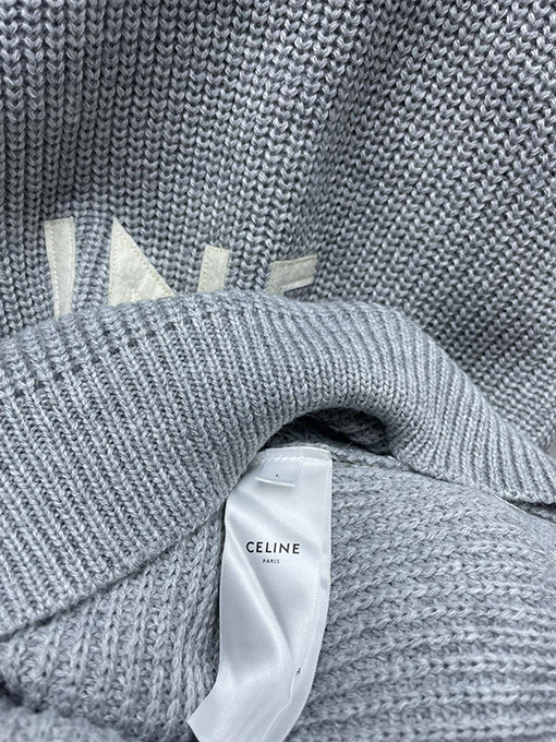 セリーヌスーパーコピー Celine クラシックな胸のラベリングセーター
