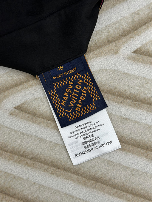 ルイヴィトン 刺繍スエードパイロットジャケット