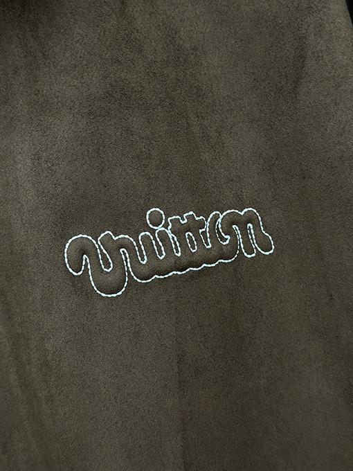 ルイヴィトン 刺繍スエードパイロットジャケット