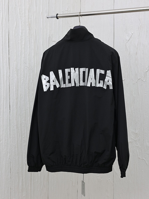 バレンシアガ Balenciaga 24 FW 新しいテーププリントジッパーシャツ