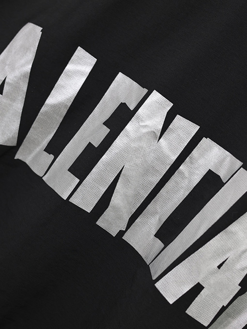 バレンシアガ Balenciaga 24 FW 新しいテーププリントジッパーシャツ