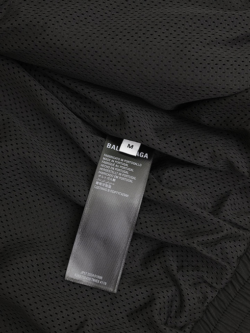 バレンシアガ Balenciaga 24 FW 新しいテーププリントジッパーシャツ
