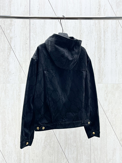 ルイヴィトンコピー 24Fw monogram 連名で花卉いっぱいのデニムコート