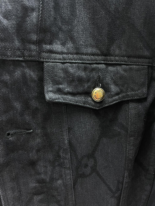 ルイヴィトンコピー 24Fw monogram 連名で花卉いっぱいのデニムコート