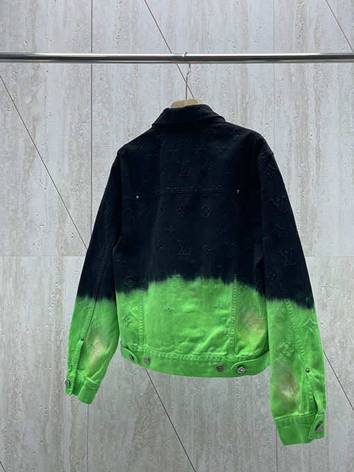 ルイヴィトンスーパーコピー 24 Fw スプレーカラーグラデーション刺繍ジャケット