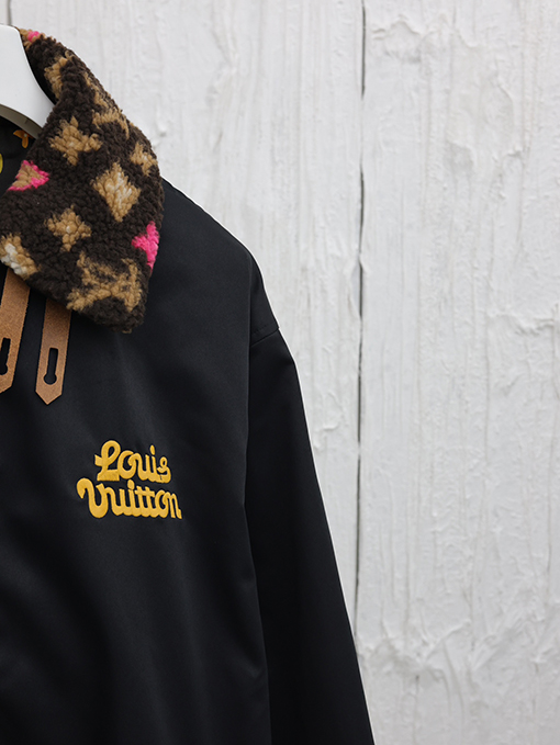 ルイヴィトンコピー 24 FW 新しい取り外し可能なぬいぐるみの襟ジャケット