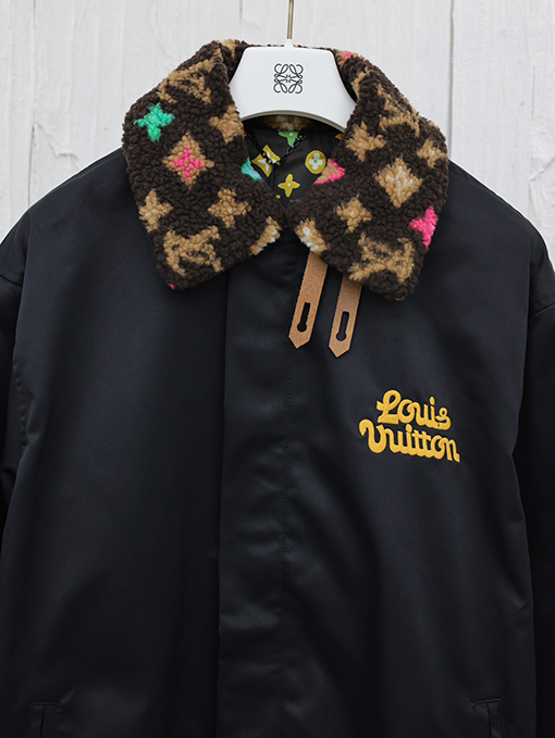 ルイヴィトンコピー 24 FW 新しい取り外し可能なぬいぐるみの襟ジャケット