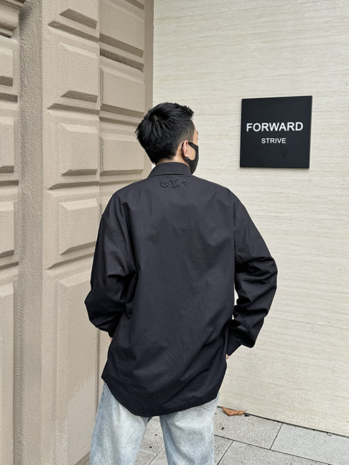 ルイヴィトンスーパーコピー 24 FW 秋冬の新しい花びらシャツ