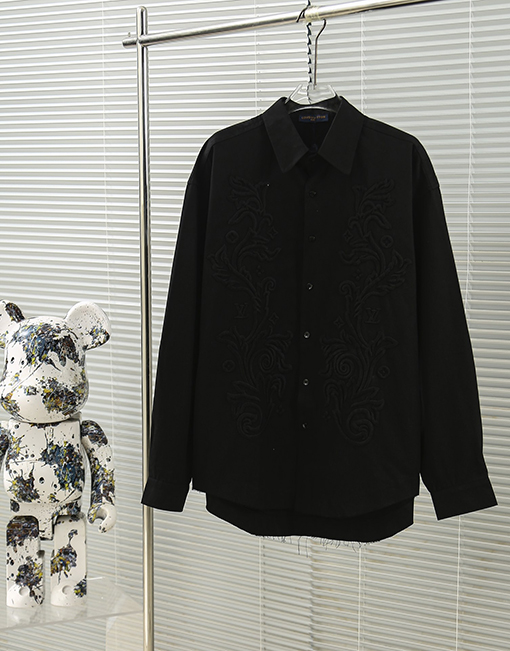 ルイヴィトンスーパーコピー 24 FW 秋冬の新しい花びらシャツ