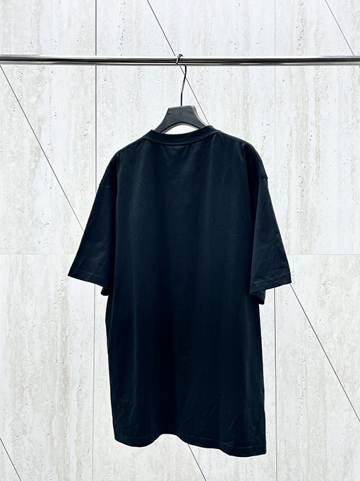 バレンシアガスーパーコピー 24 AW クラウンクラックアルファベット半袖Tシャツ
