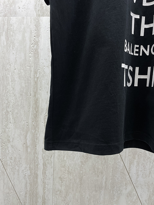 バレンシアガスーパーコピー 24 AW クラウンクラックアルファベット半袖Tシャツ