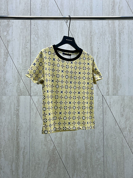ルイヴィトン 24 SS ファッションフルプリント半袖Tシャツ