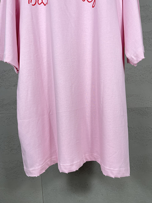 バレンシアガ 七夕限定ハートロゴプリントTシャツ