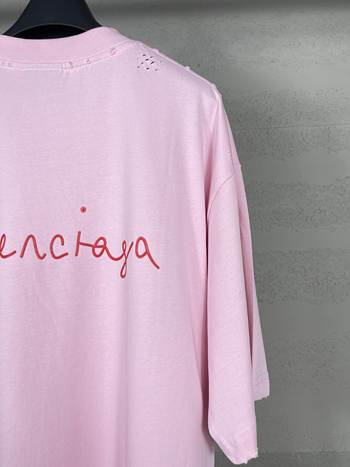 バレンシアガ 七夕限定ハートロゴプリントTシャツ