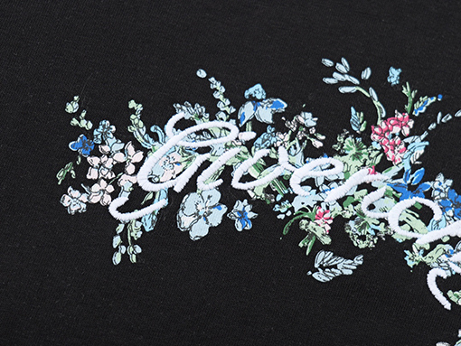 ジバンシイスーパーコピー 刺繍プリント半袖Tシャツ