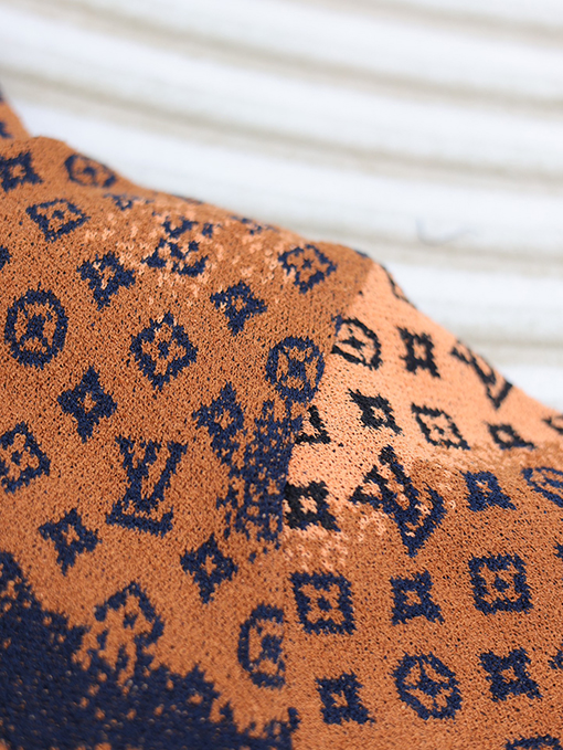 ルイヴィトンコピー 24 FW 新しい編み上げジャカードジッパーコート