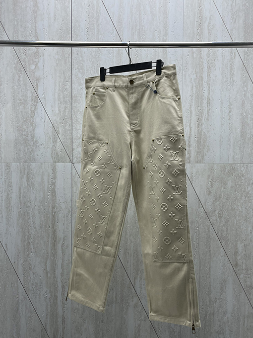 ルイヴィトンスーパーコピー 24 Fw エンボスエンボスワークパンツ