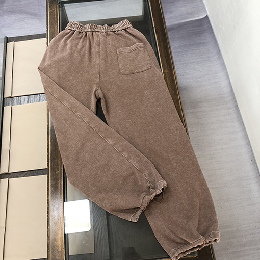 バレンシアガコピー 新しいカップルの水洗いストレートパンツ