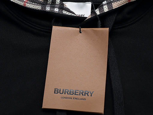バーバリー ロゴクラシックTBロゴ刺繍レトロフード付きパーカー