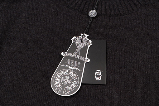 クロムハーツ 新しいクロスニットジャカード布刺繍ラウンドネックセーター