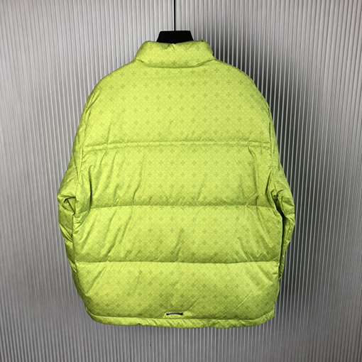 クロムハーツ 24 FW 新しい暗い縞の銀ボタンダウンジャケット