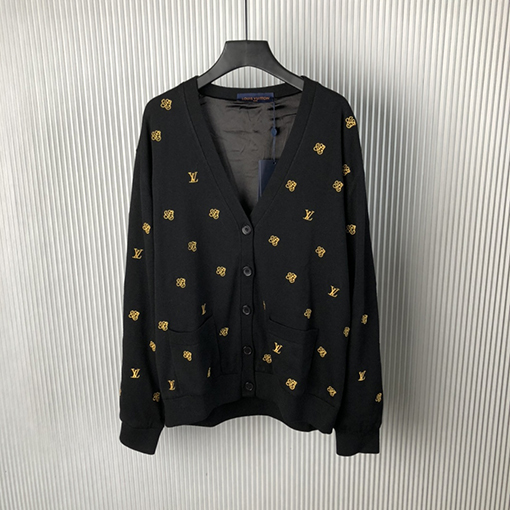 ルイヴィトンコピー 24 FW 新作刺繍ウールカーディガン