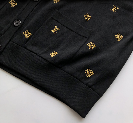 ルイヴィトンコピー 24 FW 新作刺繍ウールカーディガン
