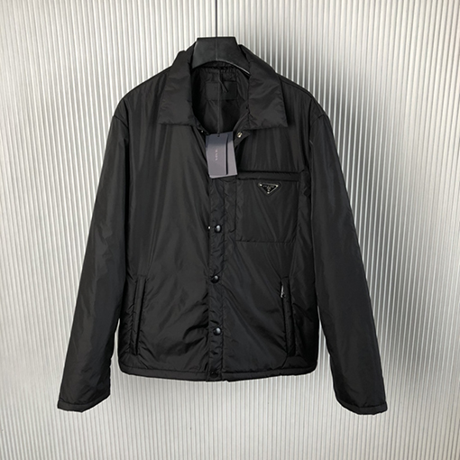 プラダ 24 FW 再生ナイロン薄手コットンジャケット