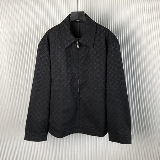 グッチコピー 24 FW 新しい両面着用ナイロンとGGキャンバスジャケット