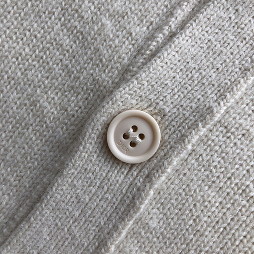 ディオール 24 FW 新しいブレンド平織りニット刺繍カーディガン