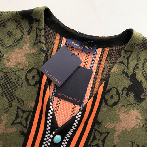 ルイヴィトンコピー 24 FW 新しいジャカード両面ブランケット式スーツベスト