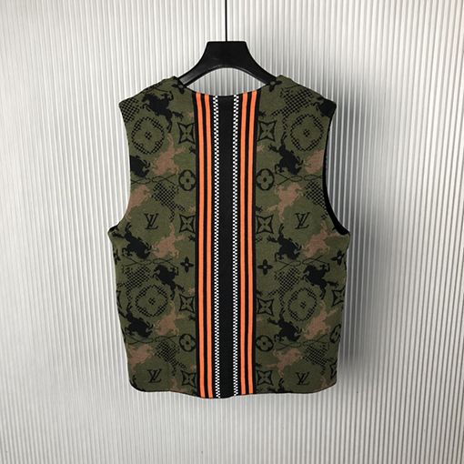 ルイヴィトンコピー 24 FW 新しいジャカード両面ブランケット式スーツベスト
