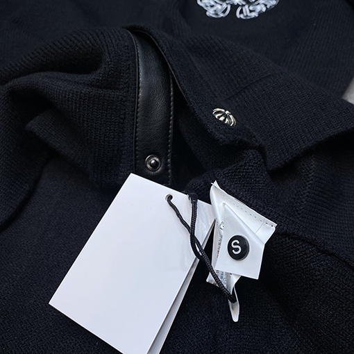 Chrome Hearts X Thom Browne コラボレーションビッグロゴクラシックカーディガン