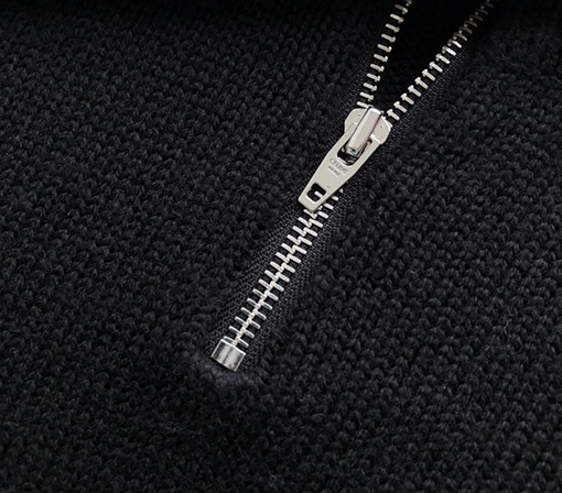 セリーヌコピー 24 FW 新しいカシミヤ半高襟ジッパーセーター
