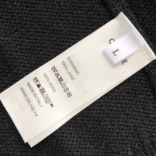 セリーヌコピー 24 FW 新しいカシミヤ半高襟ジッパーセーター