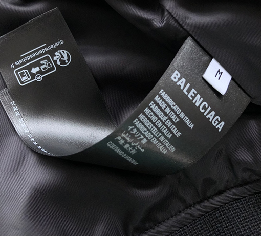 バレンシアガ 24 FW 新しい Bomber 軽量コットンジャケット